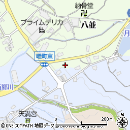 福岡県福津市八並248周辺の地図