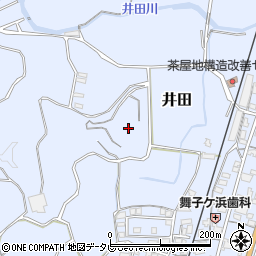 三重県南牟婁郡紀宝町井田周辺の地図