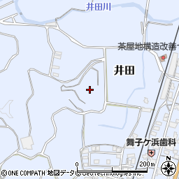 三重県紀宝町（南牟婁郡）井田周辺の地図