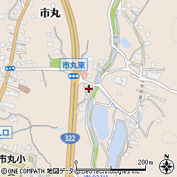 福岡県北九州市小倉南区市丸517周辺の地図