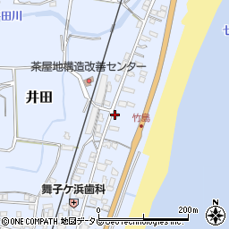 三重県南牟婁郡紀宝町井田1128-1周辺の地図