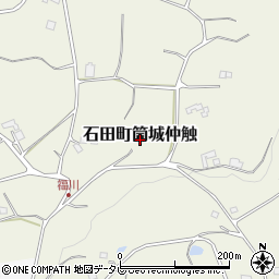 長崎県壱岐市石田町筒城仲触周辺の地図