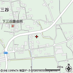 愛媛県伊予市下三谷周辺の地図
