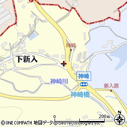 福岡県直方市下新入1837-5周辺の地図