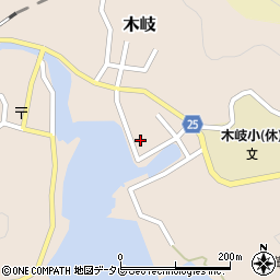 徳島県海部郡美波町木岐48周辺の地図