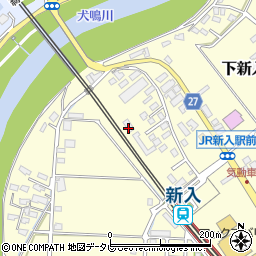 福岡県直方市下新入643-1周辺の地図