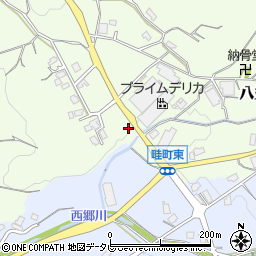 福岡県福津市八並257周辺の地図