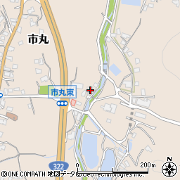 福岡県北九州市小倉南区市丸520周辺の地図