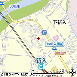 福岡県直方市下新入623-5周辺の地図