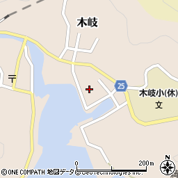 徳島県海部郡美波町木岐60周辺の地図