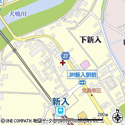 福岡県直方市下新入622-1周辺の地図