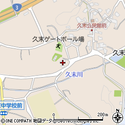 福岡県福津市久末312周辺の地図