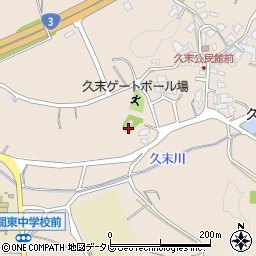 福岡県福津市久末315周辺の地図