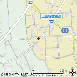 愛媛県伊予市上三谷甲-1423周辺の地図