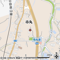 福岡県北九州市小倉南区市丸442周辺の地図