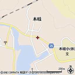 徳島県海部郡美波町木岐120周辺の地図