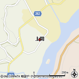 高知県長岡郡本山町上関周辺の地図