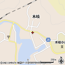 徳島県海部郡美波町木岐116周辺の地図