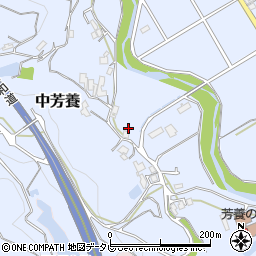 和歌山県田辺市中芳養1523-1周辺の地図