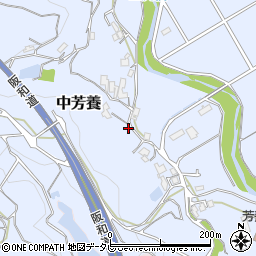 和歌山県田辺市中芳養1504周辺の地図