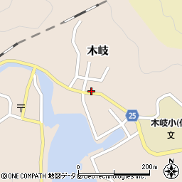 徳島県海部郡美波町木岐123周辺の地図