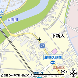 福岡県直方市下新入626-4周辺の地図