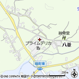 福岡県福津市八並277周辺の地図