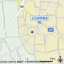 愛媛県伊予市上三谷甲-1408周辺の地図