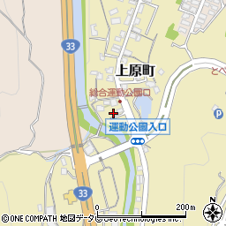 愛媛県伊予郡砥部町上原町74周辺の地図