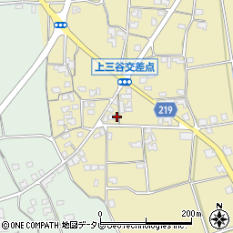 愛媛県伊予市上三谷1407周辺の地図