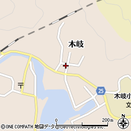 徳島県海部郡美波町木岐159周辺の地図