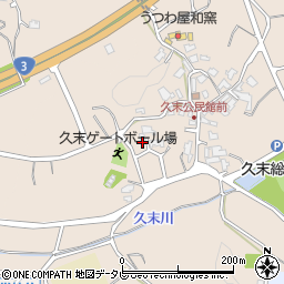 福岡県福津市久末294周辺の地図