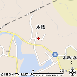 徳島県海部郡美波町木岐141周辺の地図