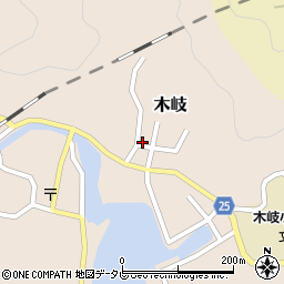 徳島県海部郡美波町木岐152周辺の地図