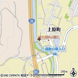 愛媛県伊予郡砥部町上原町67周辺の地図