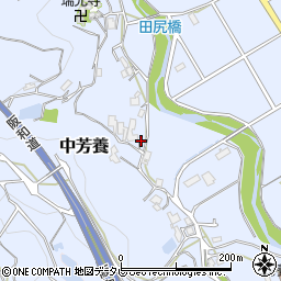 和歌山県田辺市中芳養1485-1周辺の地図