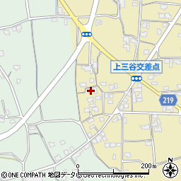 愛媛県伊予市上三谷甲-1391周辺の地図