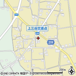 愛媛県伊予市上三谷甲-1433周辺の地図