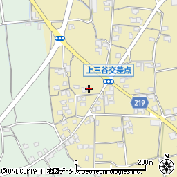 愛媛県伊予市上三谷甲-1381周辺の地図
