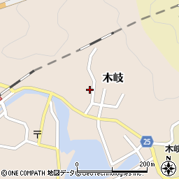 徳島県海部郡美波町木岐960-1周辺の地図
