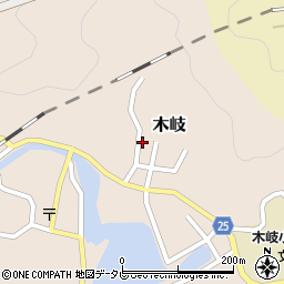 徳島県海部郡美波町木岐910周辺の地図