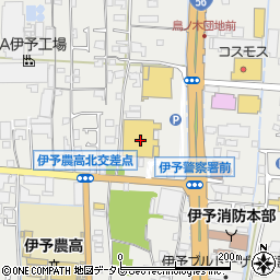 伊予銀行ＤＣＭ伊予店 ＡＴＭ周辺の地図