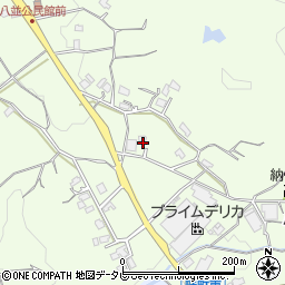 福岡県福津市八並415-1周辺の地図