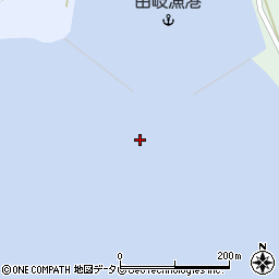 由岐漁港周辺の地図