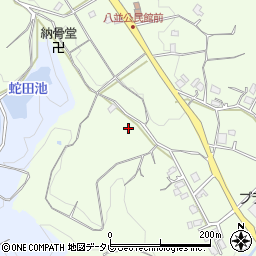 福岡県福津市八並449周辺の地図