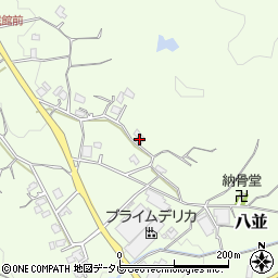 福岡県福津市八並386周辺の地図