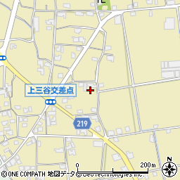 愛媛県伊予市上三谷甲-1458周辺の地図