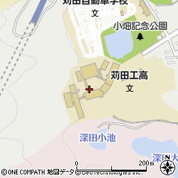 苅田工業高等学校　工友会周辺の地図