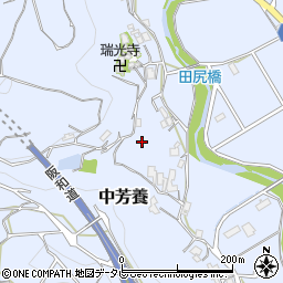 和歌山県田辺市中芳養1472周辺の地図