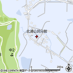 北浦公民分館周辺の地図
